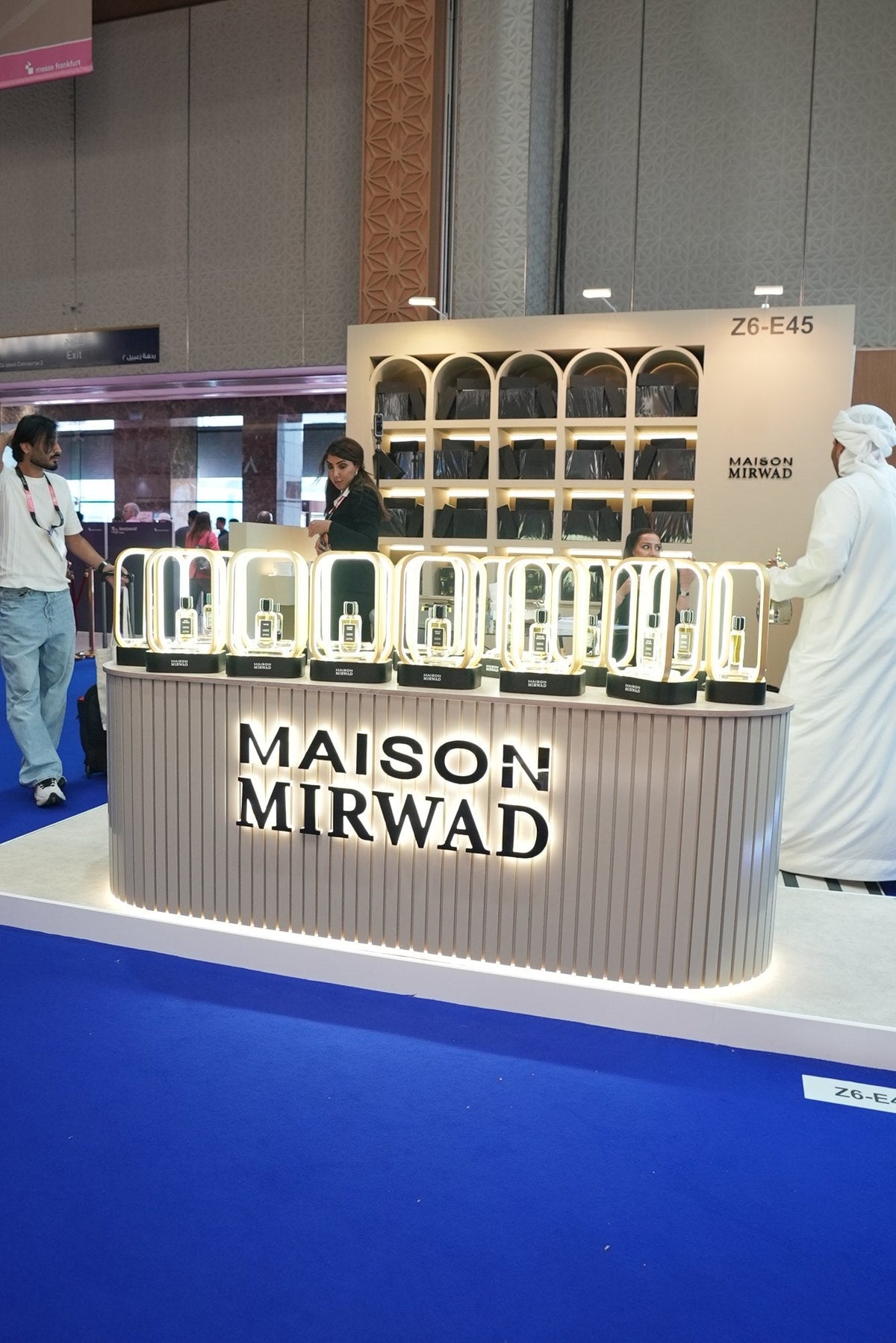The Maison Mirwad stand at Beautyworld Middle East 2026, Dubai